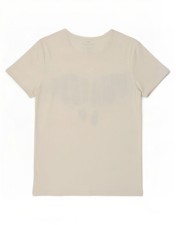 T-shirt grafica da uomo Guess bianca media