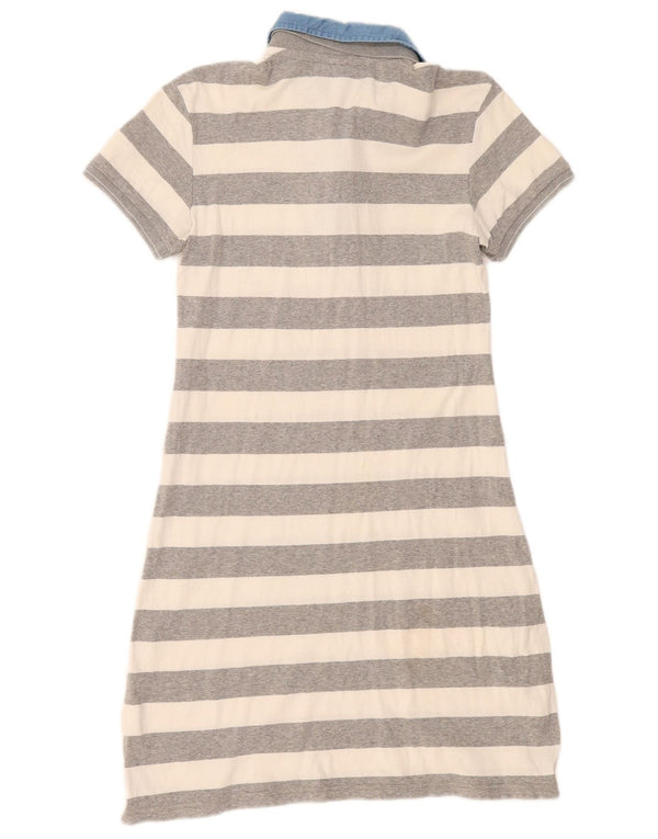 Abito polo da donna Heritage Fit Champion UK 14 a righe grandi grigie