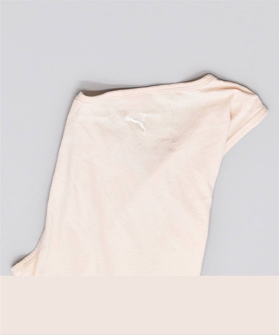 Canotta grafica da donna PUMA UK 10 piccola in cotone bianco sporco