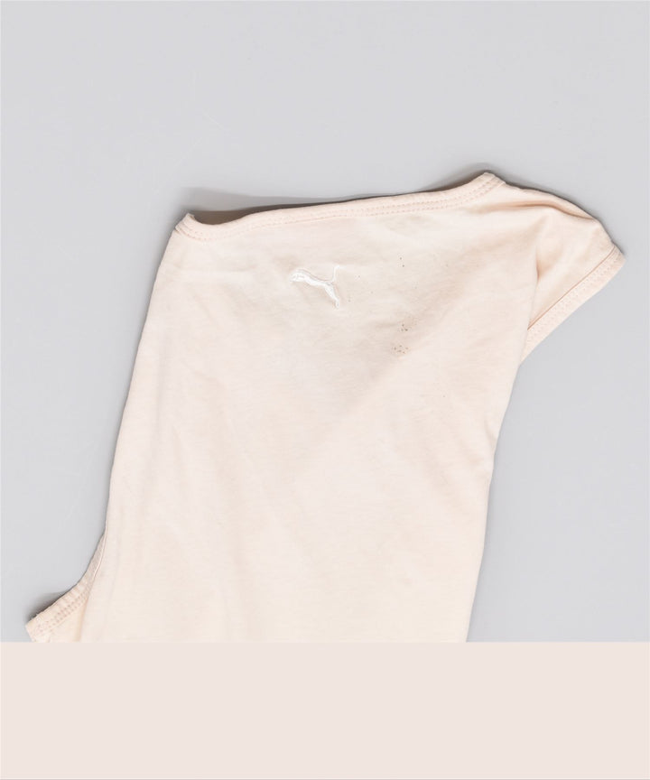 Canotta grafica da donna PUMA UK 10 piccola in cotone bianco sporco