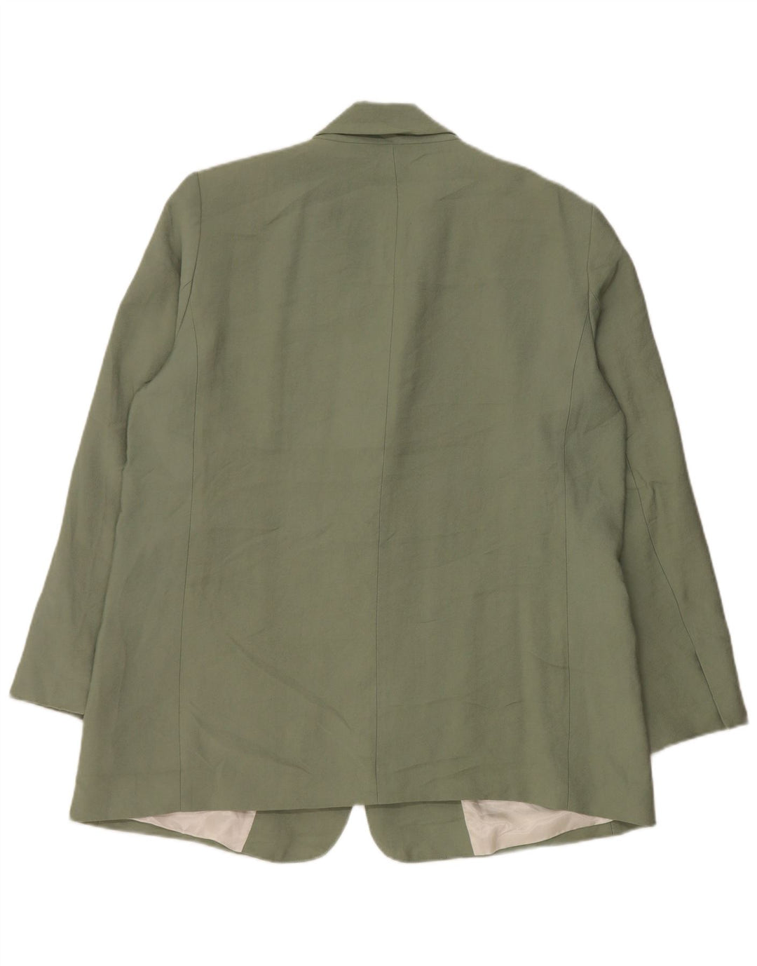 Giacca blazer da donna a 1 bottone Zara UK 18 XL verde modal
