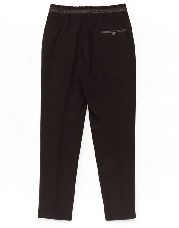 Pantaloni chino slim corti Zara da donna piccoli W26 L25 neri