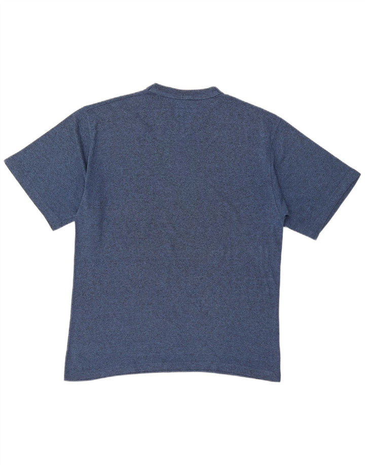 T-shirt da uomo Champion Top grande blu screziato