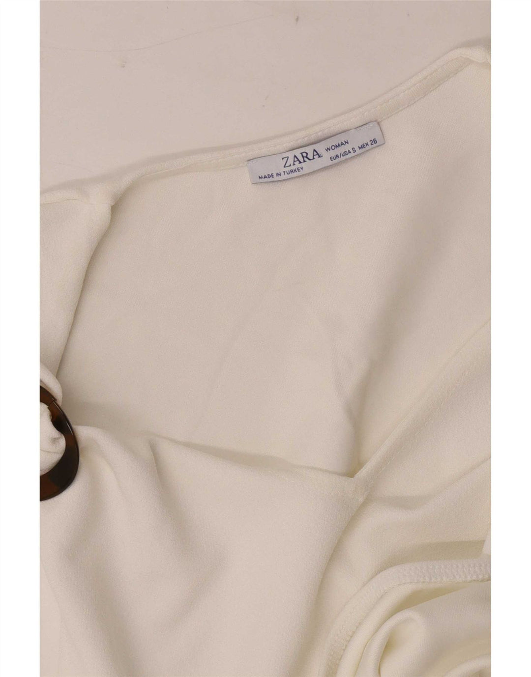 Body senza maniche da donna Zara UK 8 Small bianco