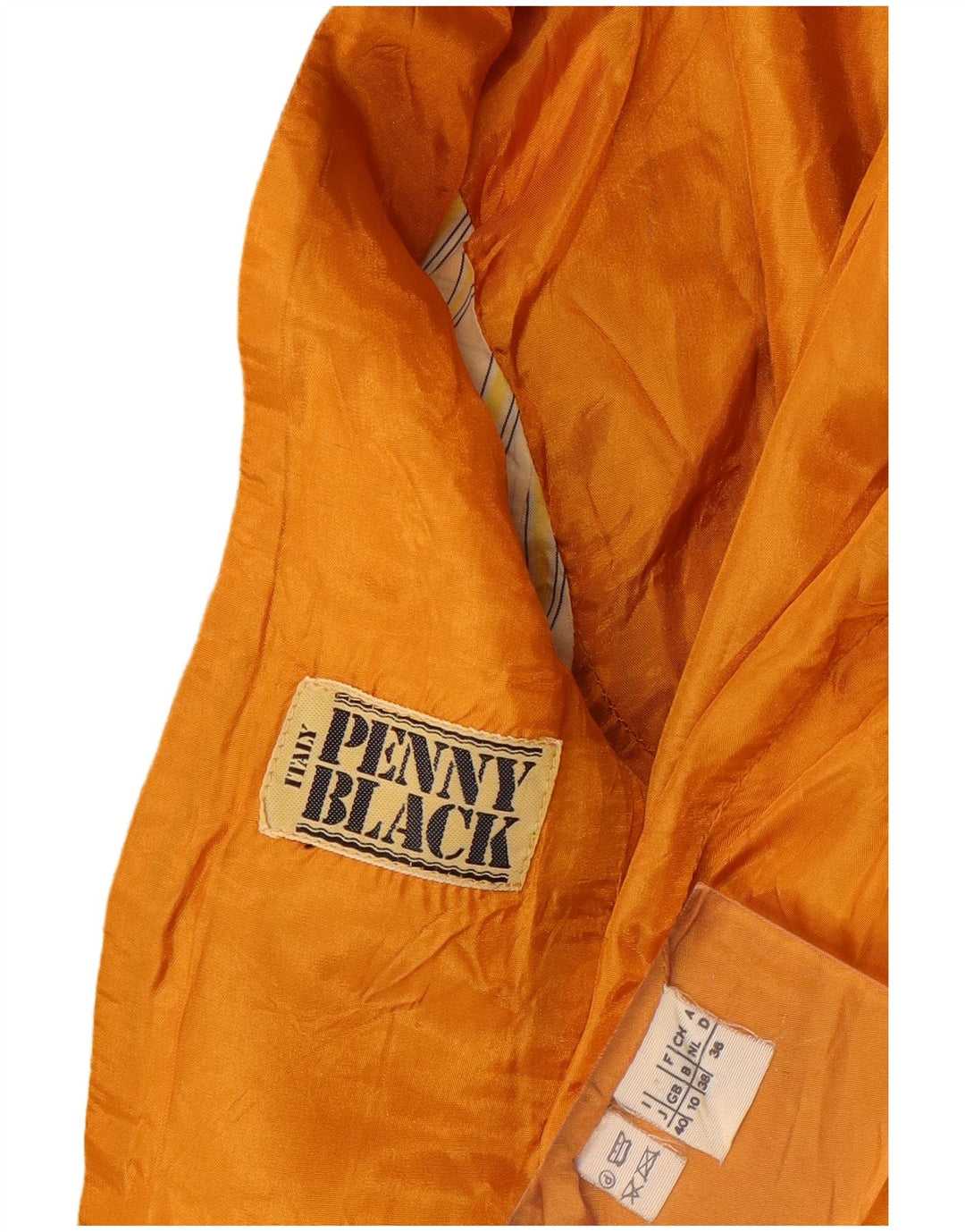 PENNY BLACK Giacca blazer da donna a 2 bottoni UK 10 Small Yellow Colourblock