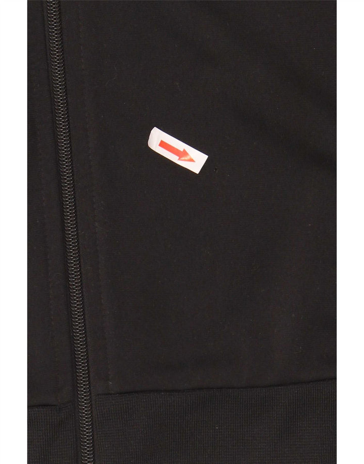 Giacca da tuta da uomo Adidas Large nera in poliestere