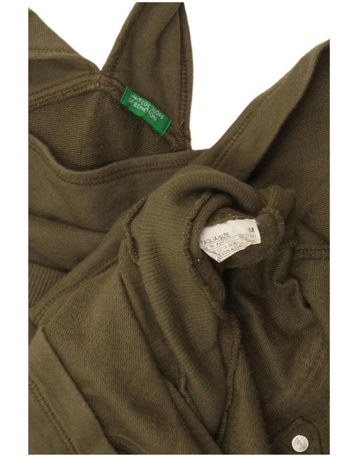 Abito salopette da donna BENETTON UK 14 medio kaki