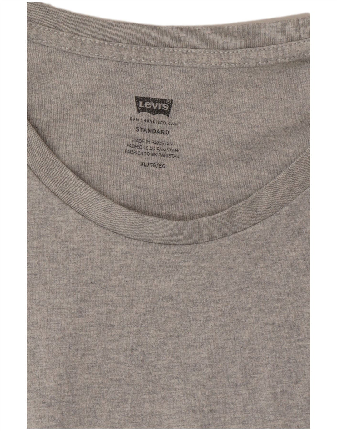 T-shirt standard da uomo Levi's Top XL grigia