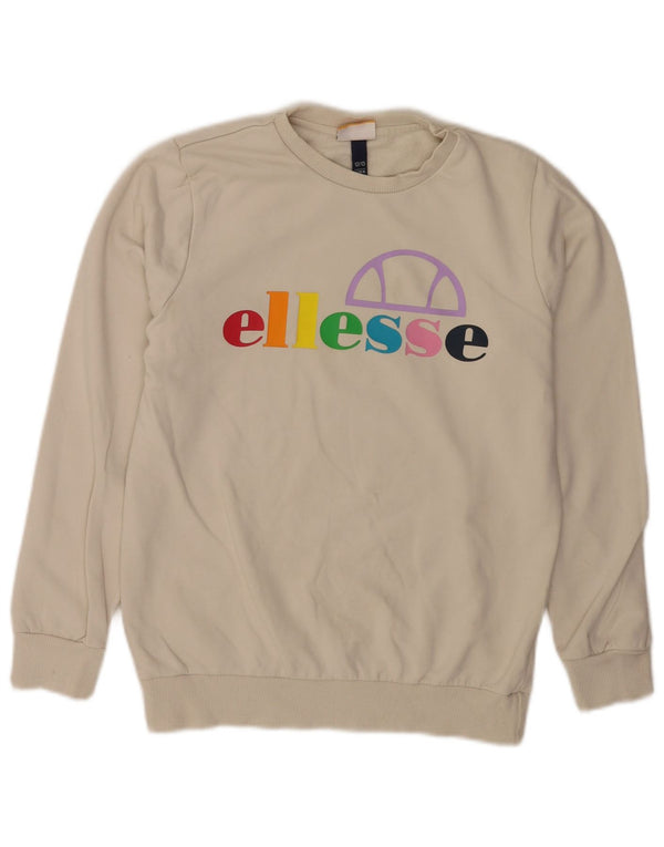 Felpa Ellesse per ragazze con grafica Regular Fit, 12-13 anni, beige