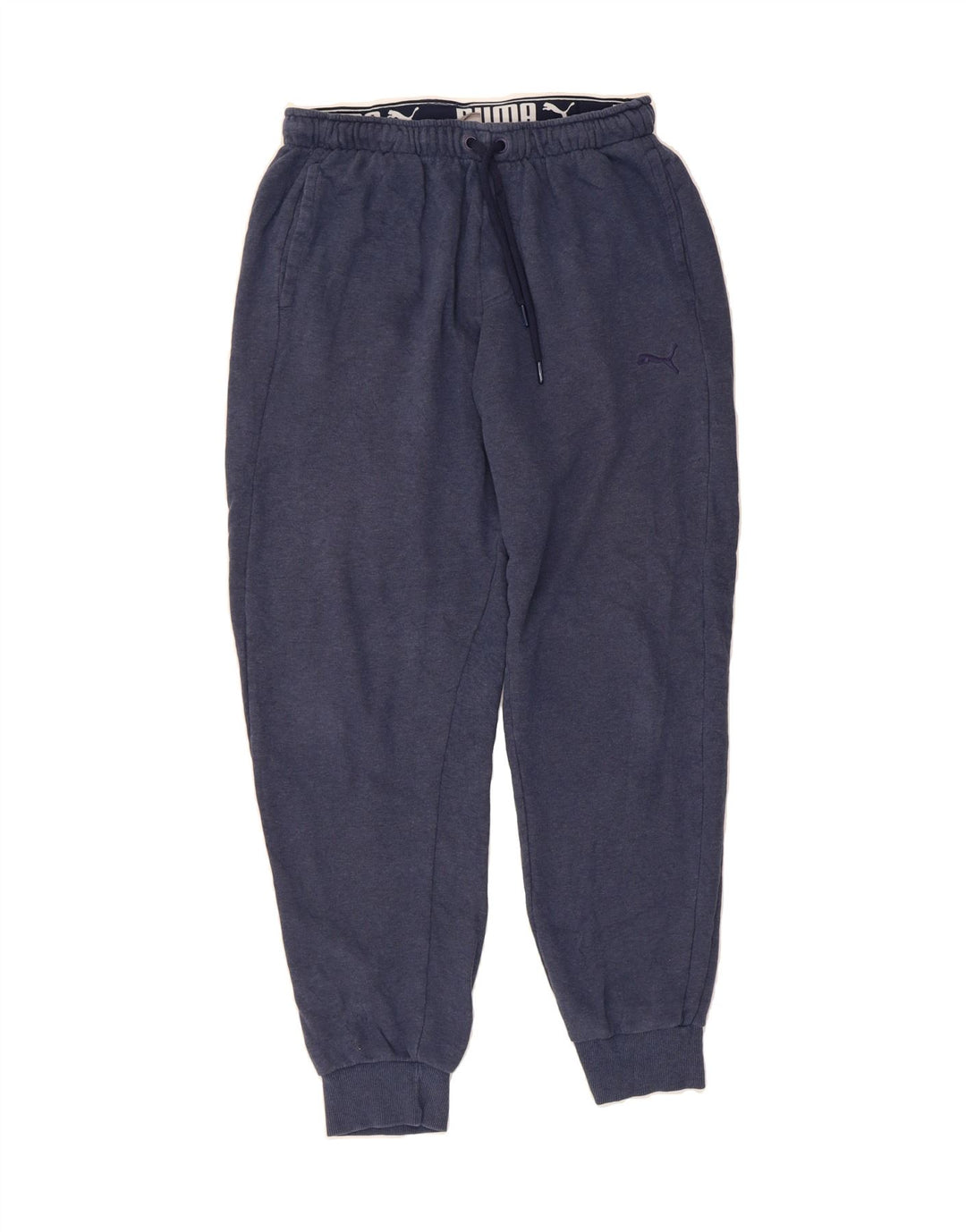 PUMA Mens Tracksuit Trousers Joggers Large Navy Blue Cotton Vintage Puma and Second-Hand Puma from Messina Hembry 