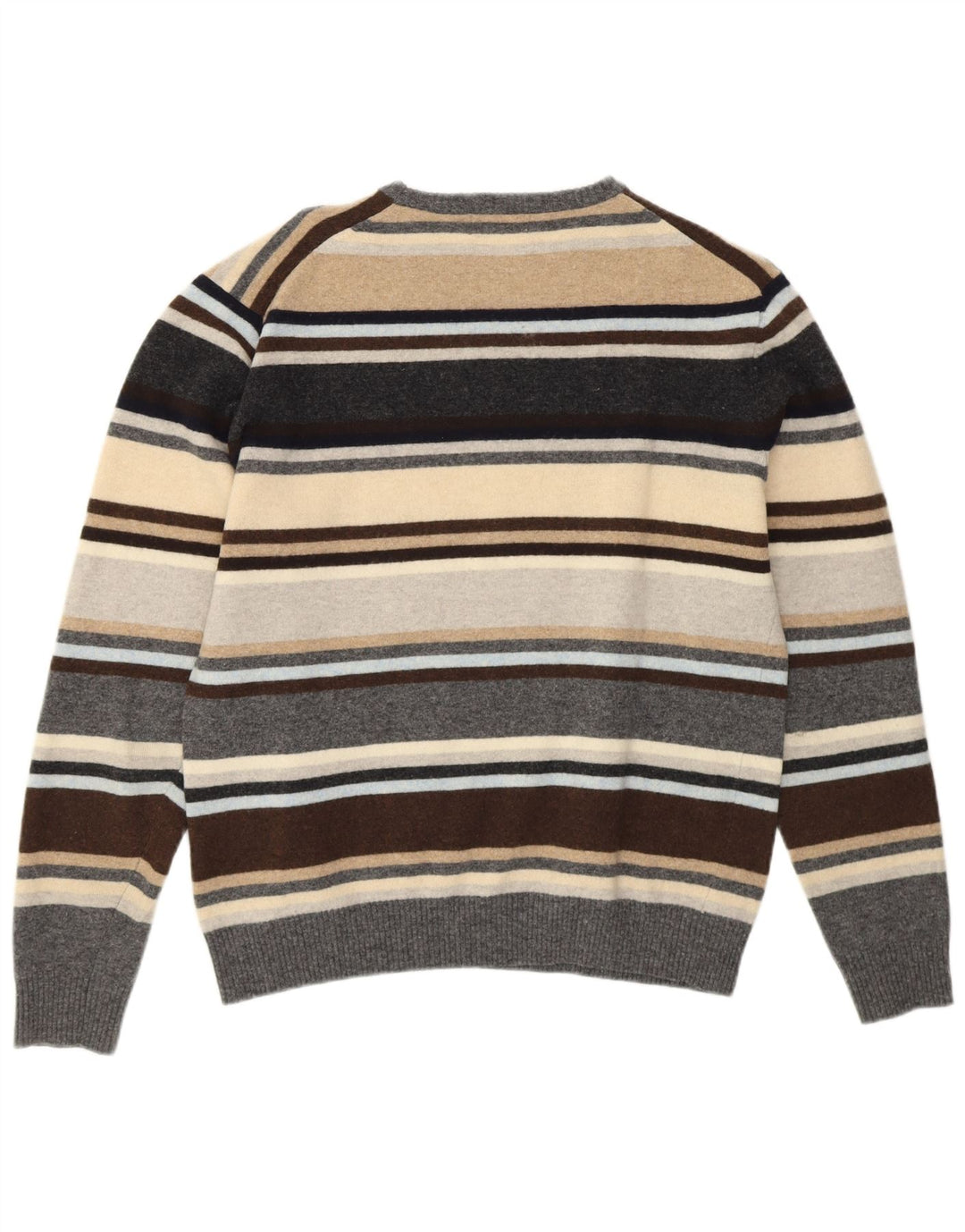 Maglione maglione girocollo da donna KAPPA UK 16 grandi righe multicolori