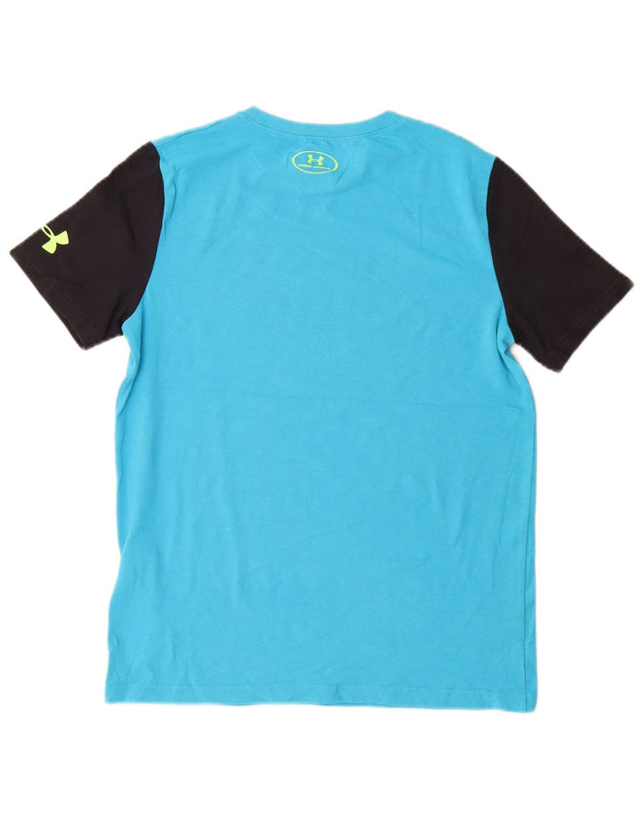 Maglietta grafica per ragazzi UNDER ARMOUR Heat Gear 11-12 anni, grande, blu