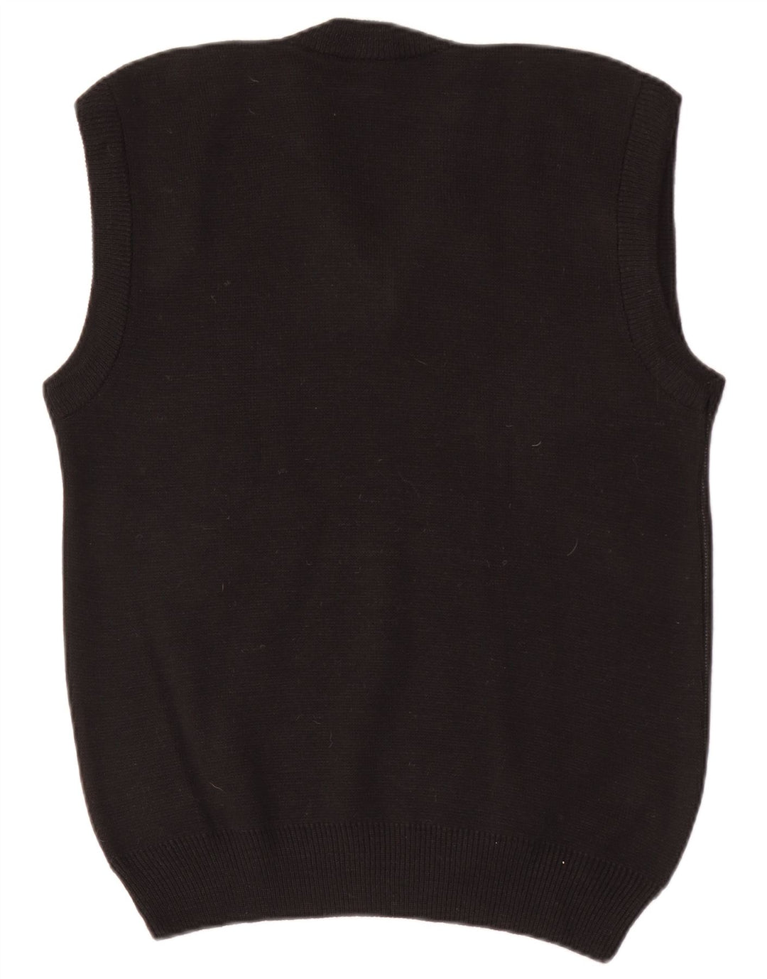 Canottiera vintage da uomo piccola a rombi nera/diamante
