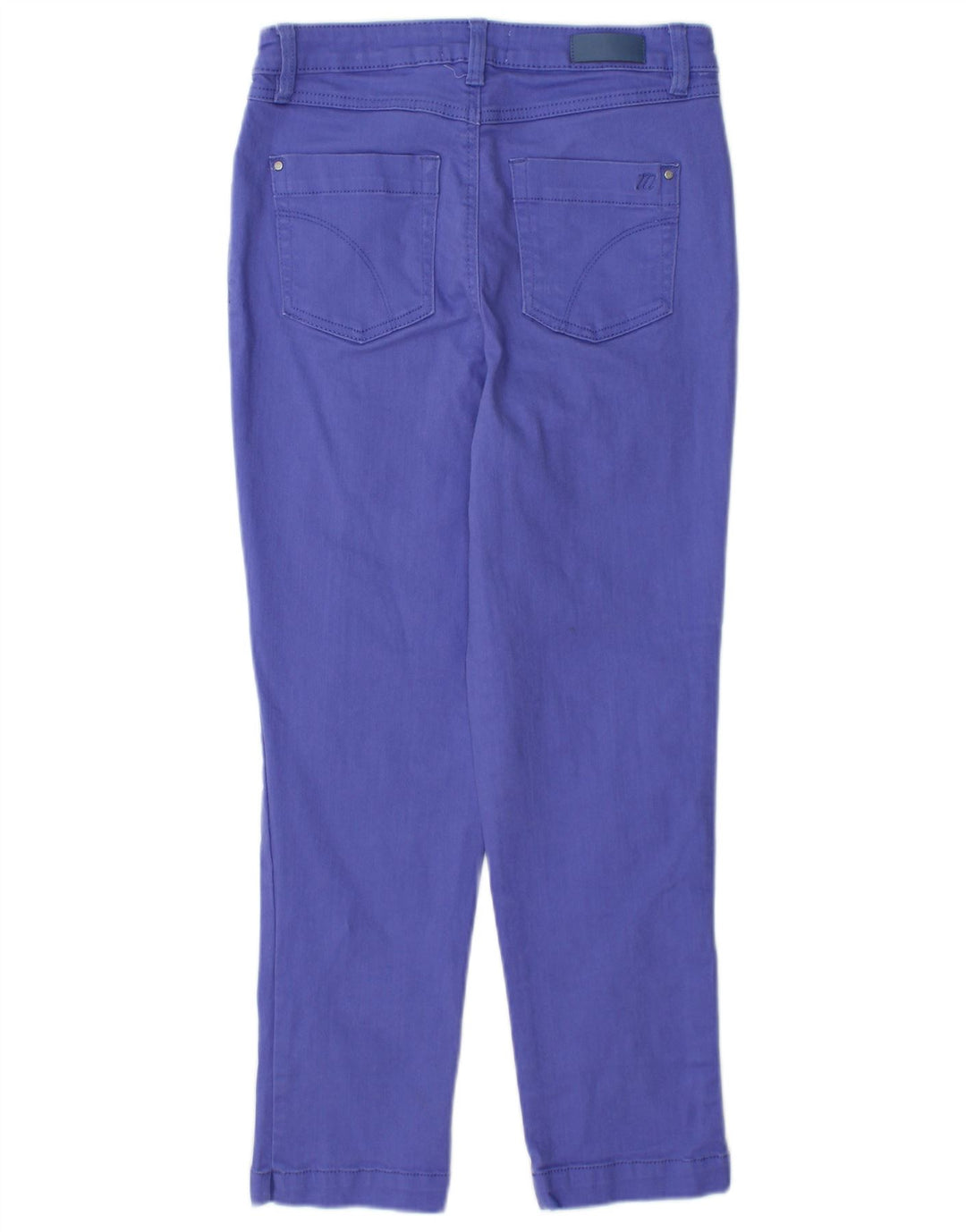 MONSOON Jeans corti Hoile da donna UK 8 piccoli W28 L25 Viola