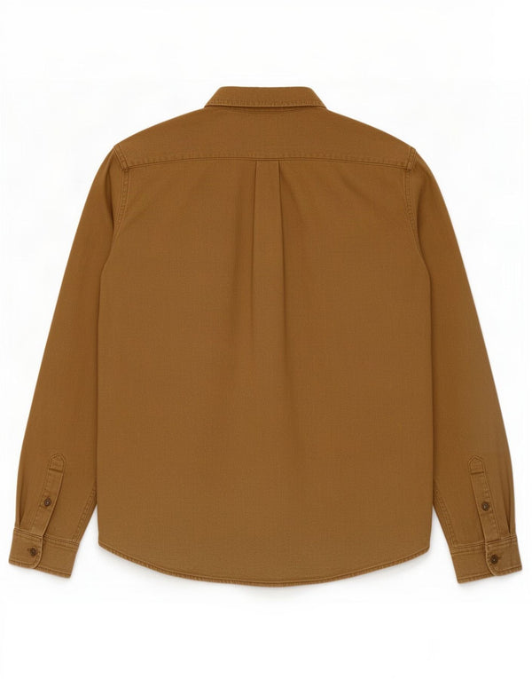 Camicia elasticizzata da uomo Levi's Large in cotone beige