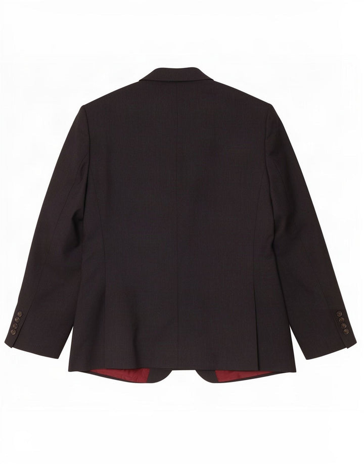 Giacca blazer a 2 bottoni Marks & Spencer da uomo UK 42 XL poliestere grigio