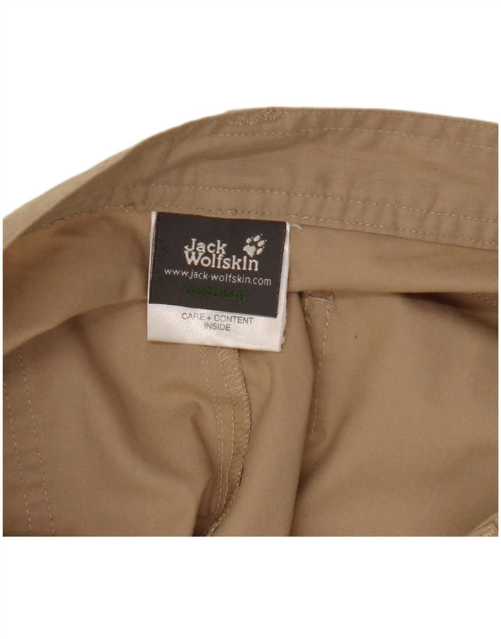Pantaloni cargo da jogging da uomo Jack Wolfskin W32 L33 Poliestere beige