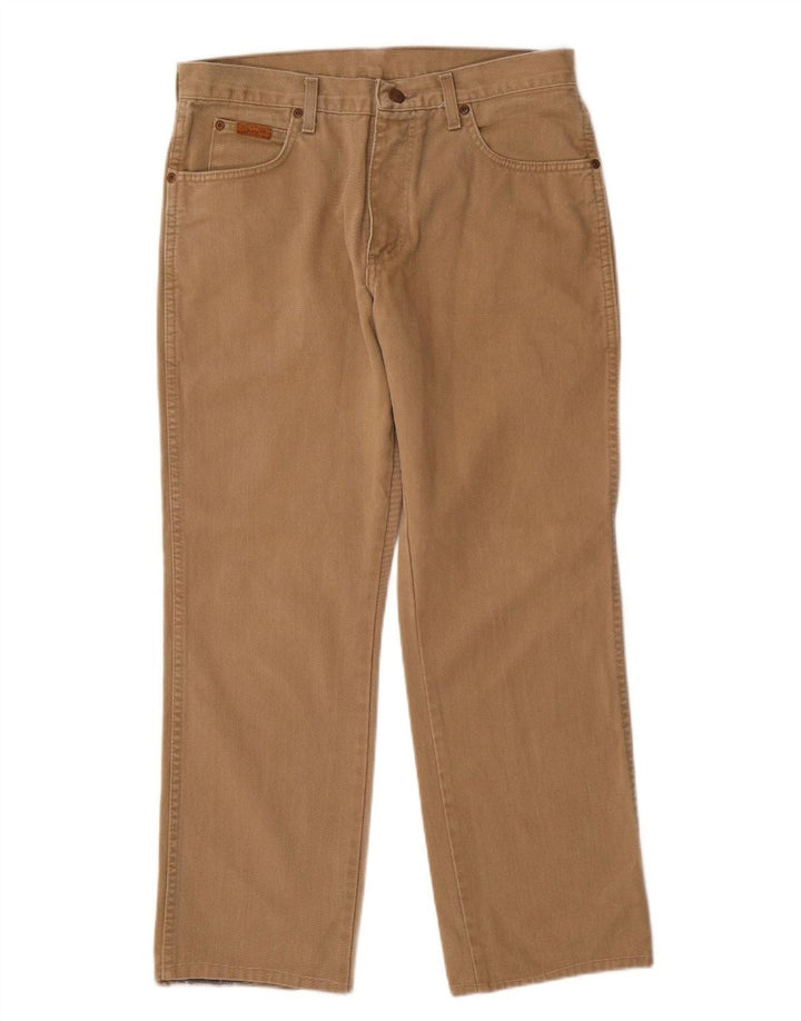 Jeans dritti da uomo Wrangler W30 L27 Beige