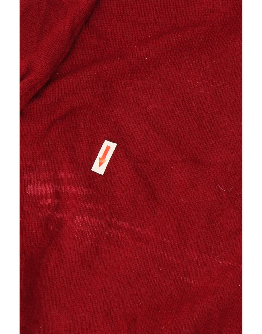 Maglione da uomo con scollo a V Marks & Spencer in lana bordeaux media