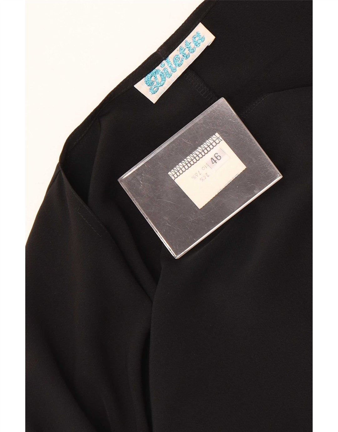 Cardigan vintage da donna dalla vestibilità comoda IT 46 grande acetato nero