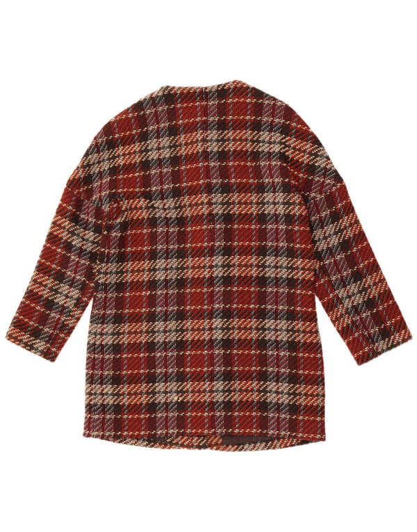 Soprabito da donna Esprit UK 12 medio bordeaux a quadri