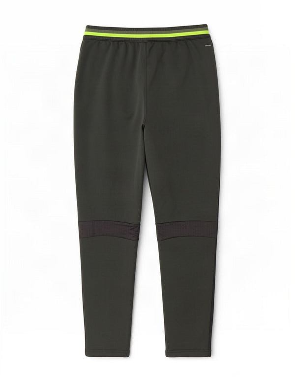 Pantaloni da tuta Adidas da uomo AC Milan in poliestere verde medio