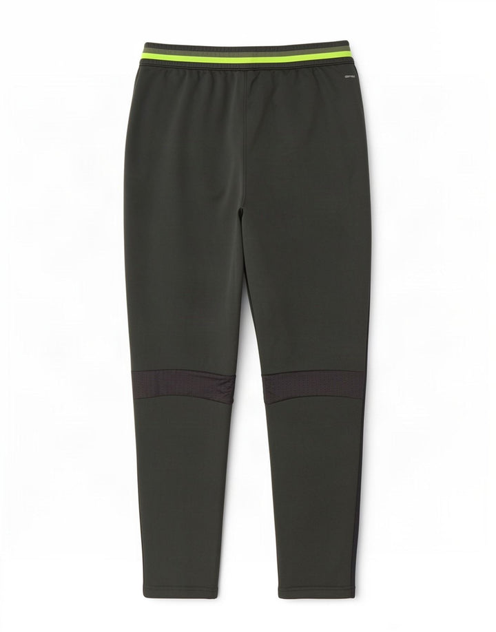 Pantaloni da tuta Adidas da uomo AC Milan in poliestere verde medio