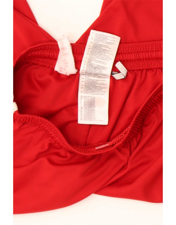 Pantaloncini sportivi Adidas Climacool da uomo XS Rosso Colourblock in poliestere
