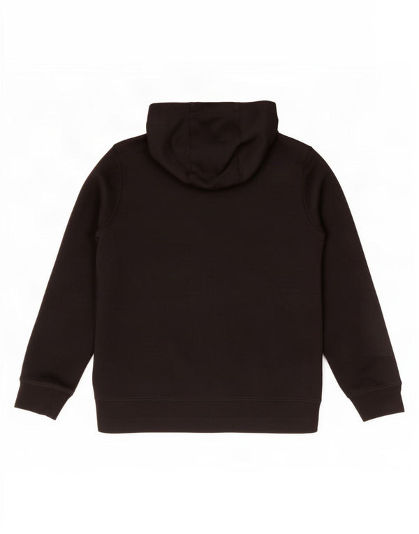 Felpa con cappuccio e zip grafica Nike da ragazzo, 8-9 anni, piccola, colore nero