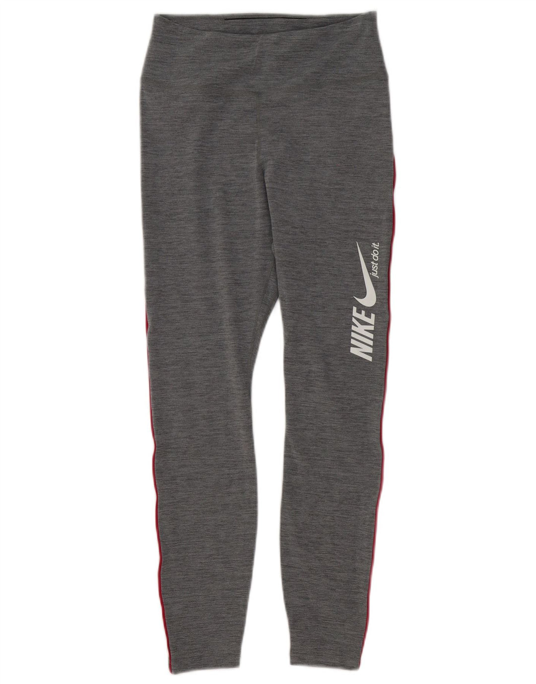 Leggings grafici Nike Dri Fit da donna UK 10 piccoli poliestere grigio