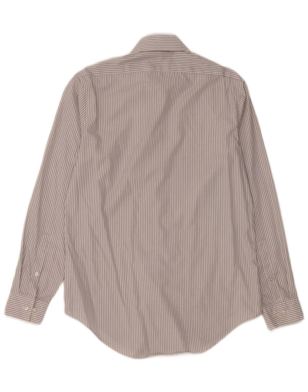 Camicia slim fit da uomo Calvin Klein taglia 15 1/2 grigio medio a righe