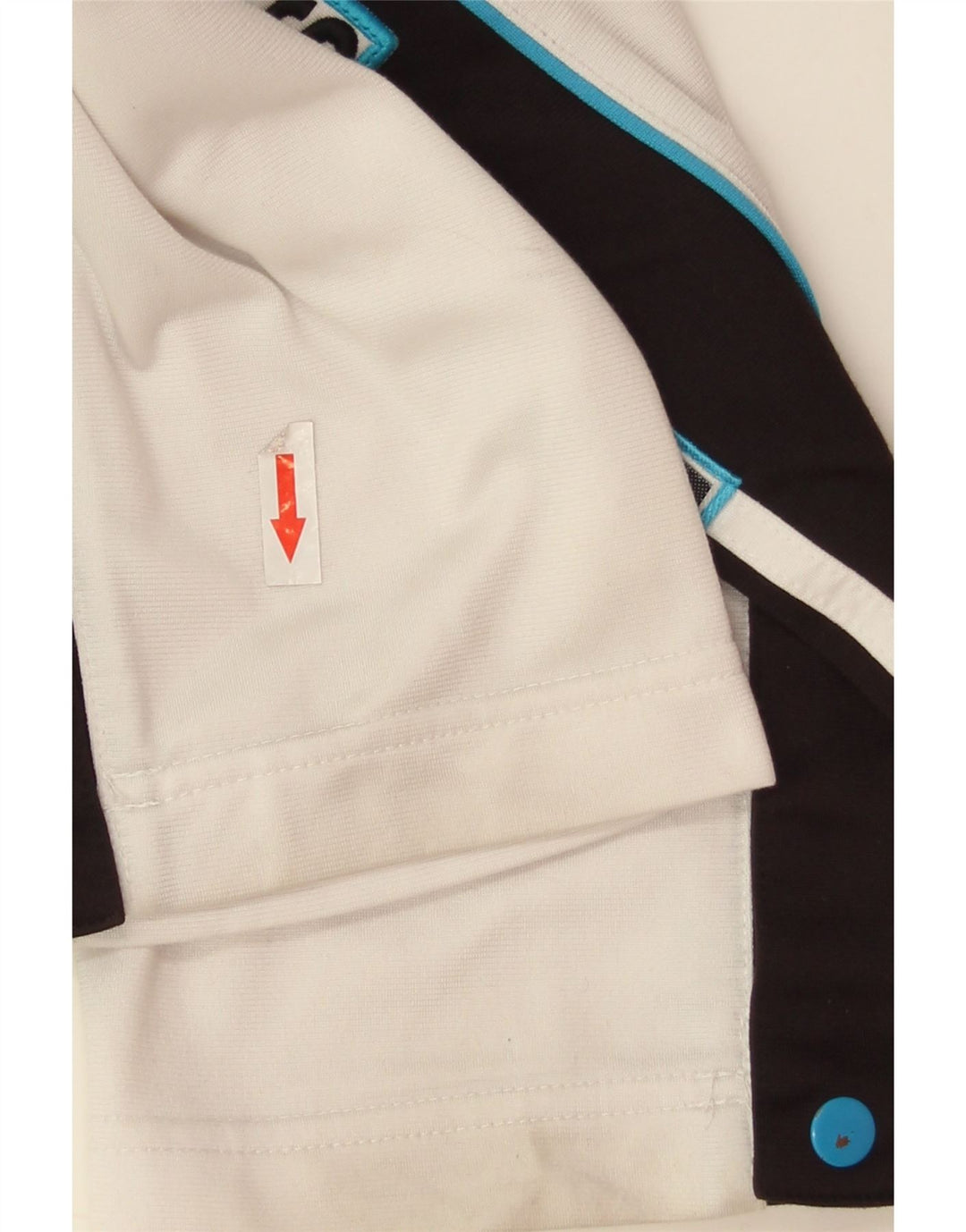 Pantaloni da tuta grafica da uomo Adidas in poliestere color block bianco medio