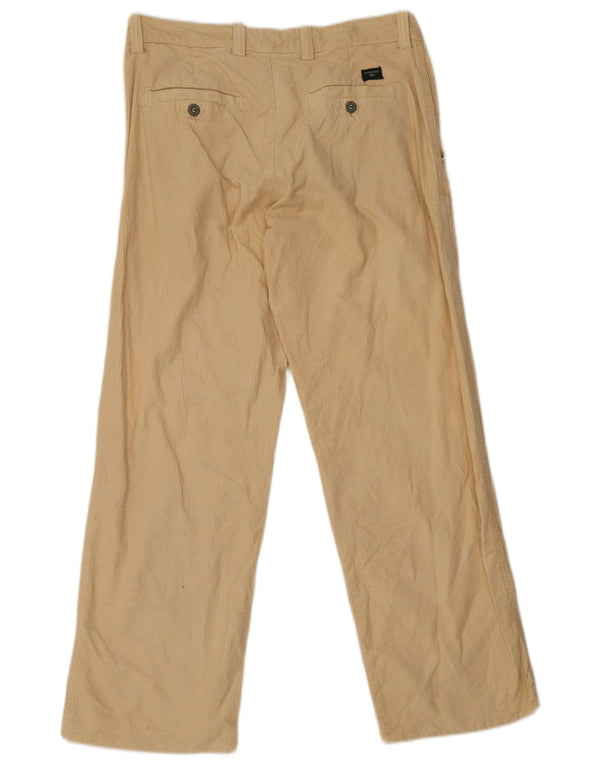 Pantaloni da uomo in velluto a coste vestibilità regolare Dockers W34 L29 Beige