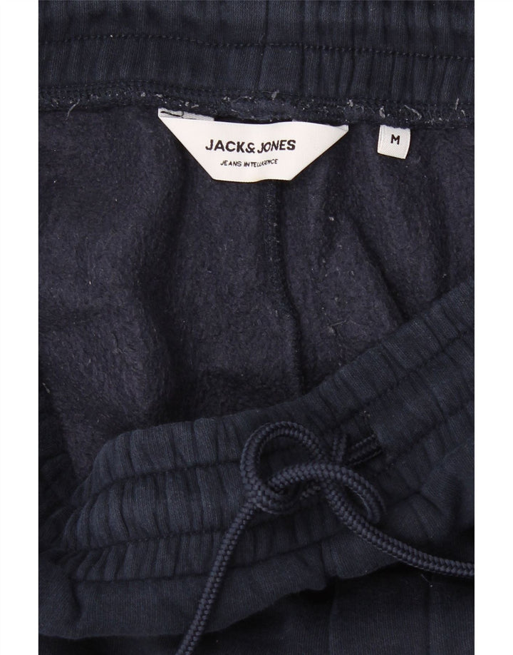 JACK & JONES Mens Tracksuit Trousers Joggers Medium  Navy Blue Cotton Vintage Jack & Jones and Second-Hand Jack & Jones from Messina Hembry 