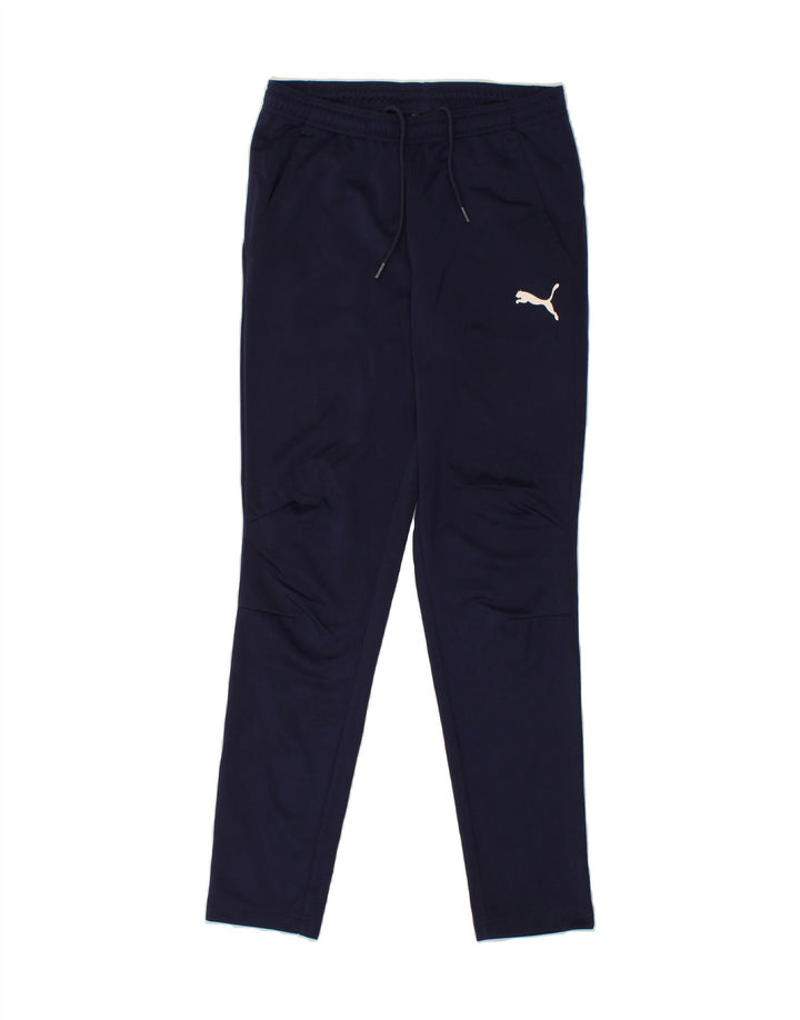PUMA Mens Tracksuit Trousers Small  Navy Blue Polyester Vintage Puma and Second-Hand Puma from Messina Hembry 