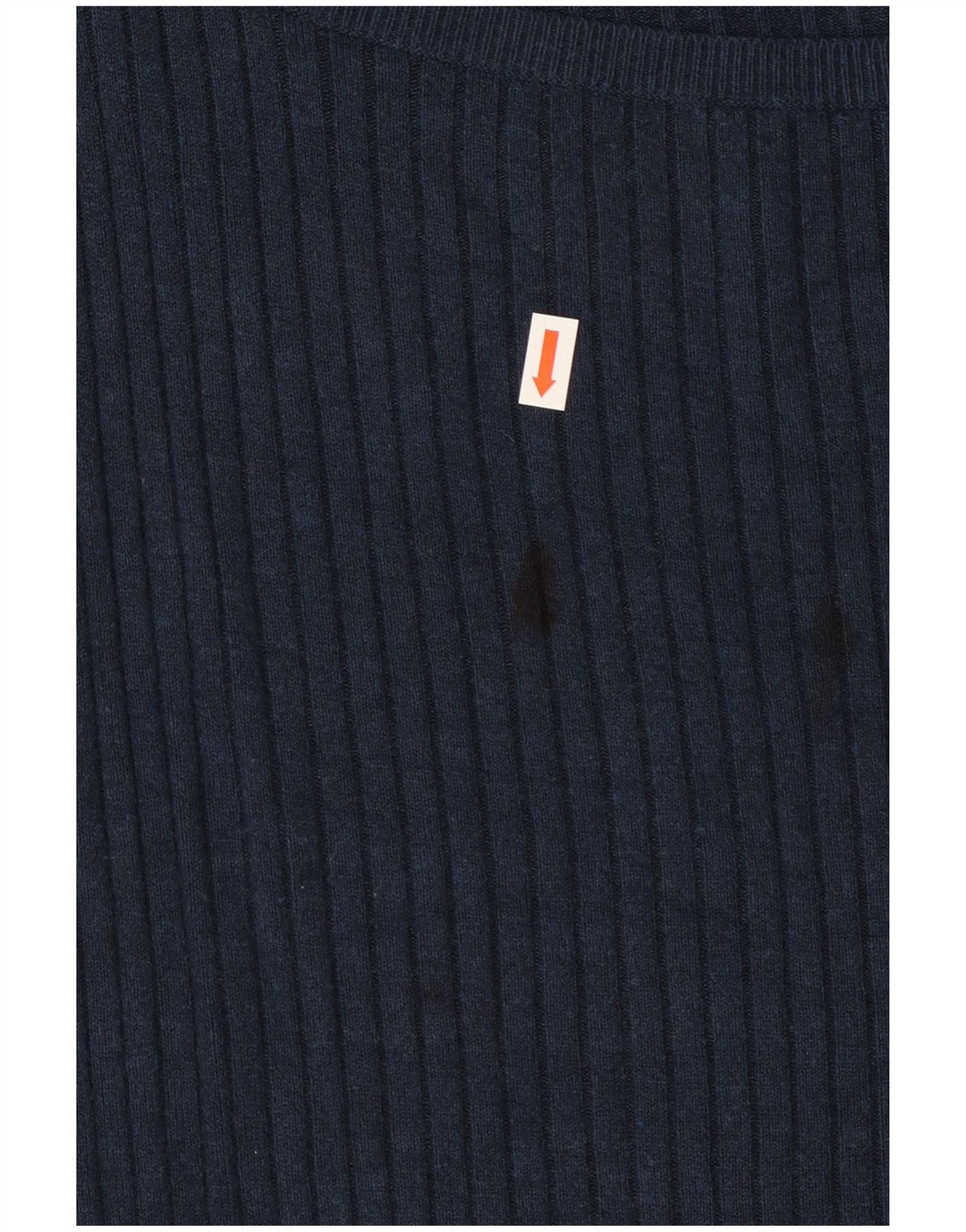 Top manica lunga da donna Marks & Spencer UK 24 4XL viscosa blu navy