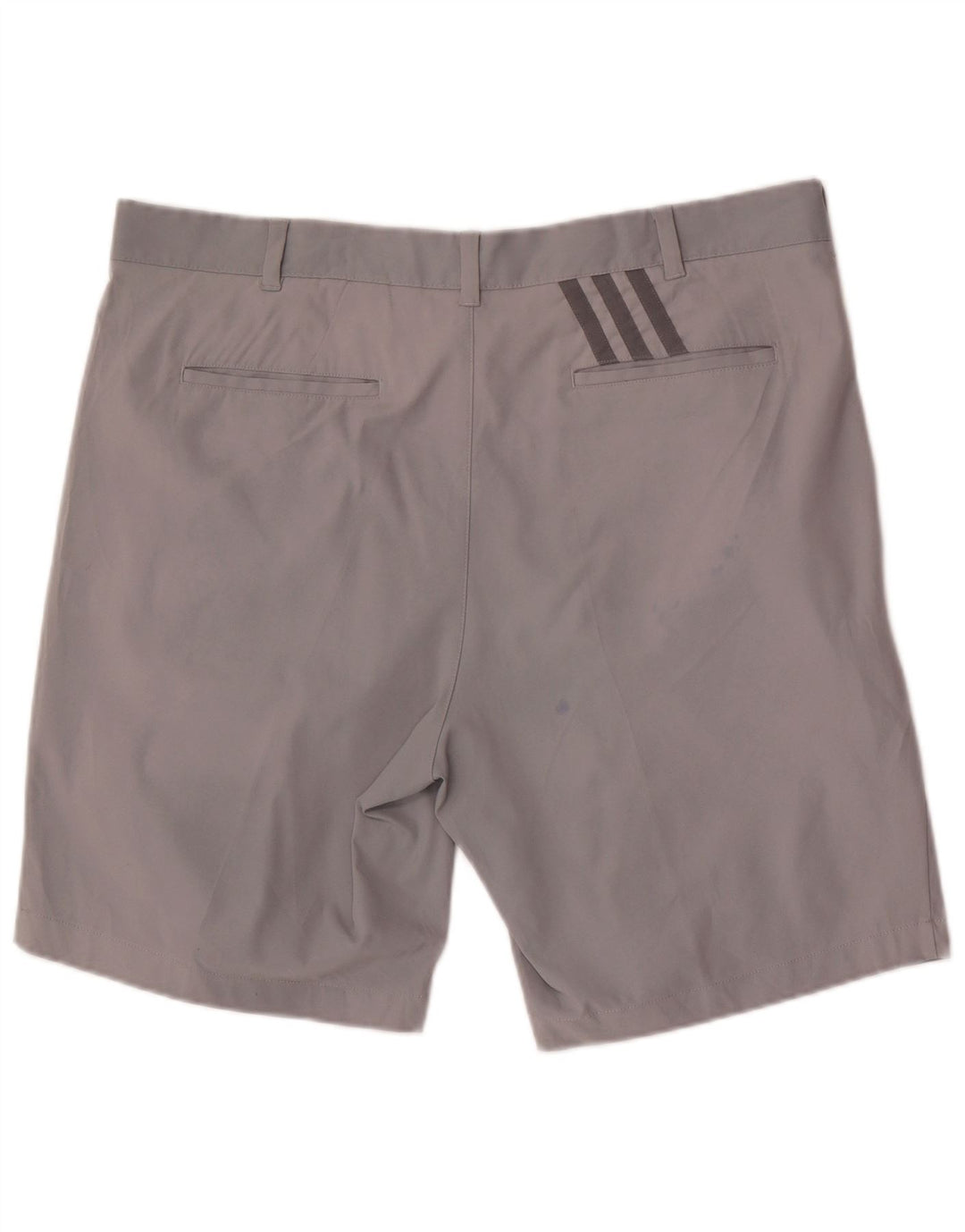 Pantaloncini chino da uomo Adidas W38 XL poliestere grigio