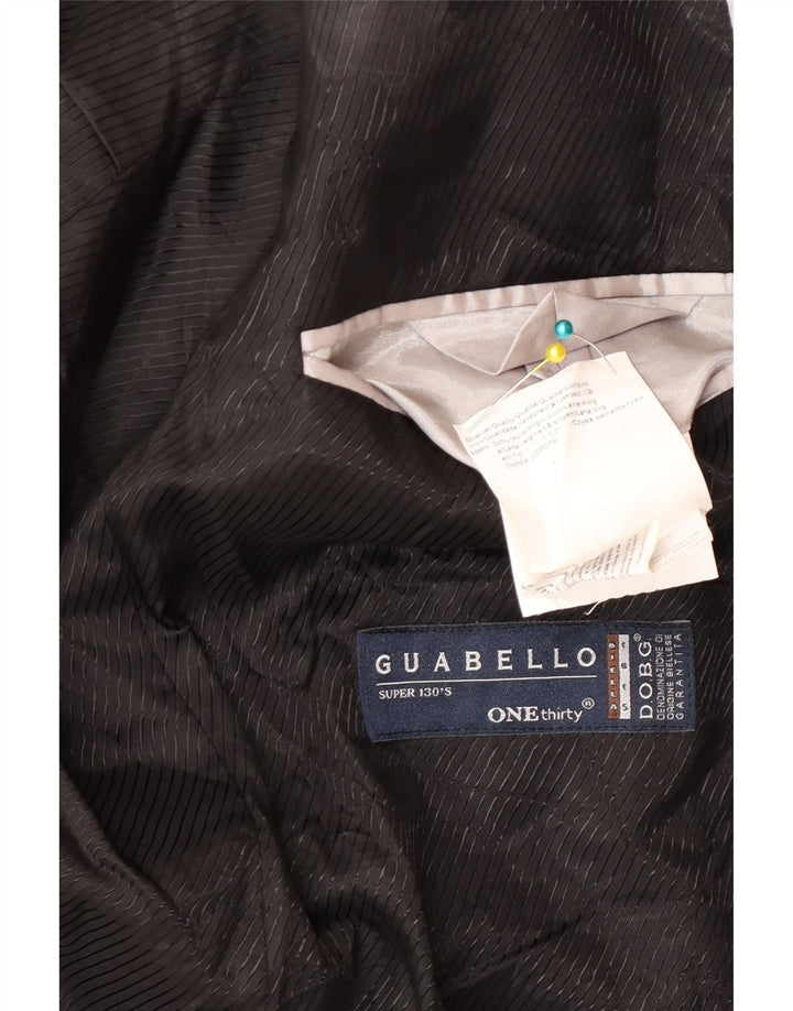 Giacca blazer da uomo a 2 bottoni Hugo Boss UK 40 grande lana grigia