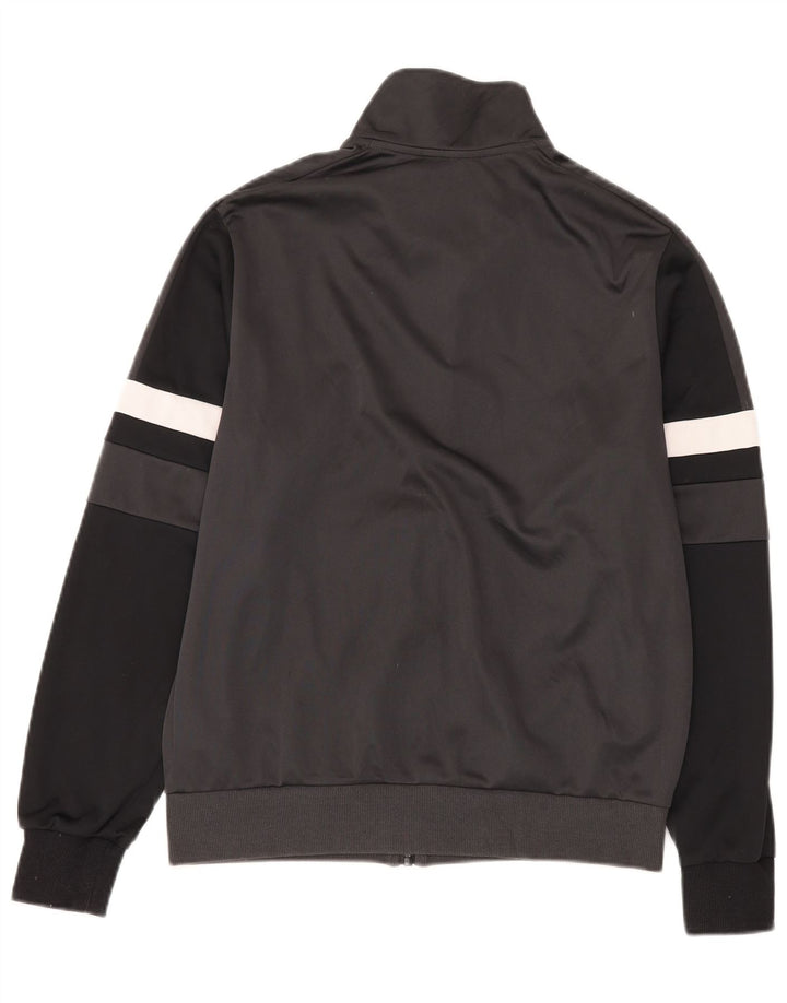 Giacca da ginnastica da uomo Lotto Small in poliestere color block nero