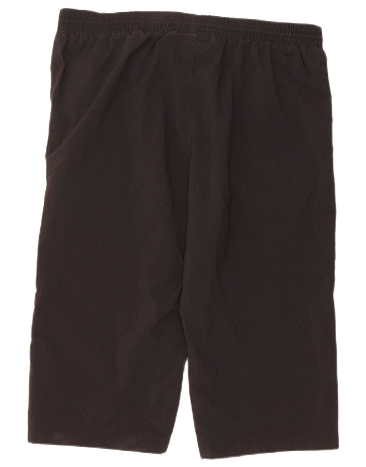 Pantaloncini sportivi da uomo Adidas Bermuda grandi neri in poliestere
