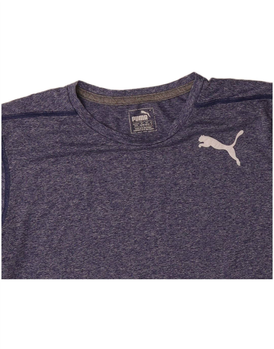 T-shirt da uomo PUMA Top blu medio chiazzato