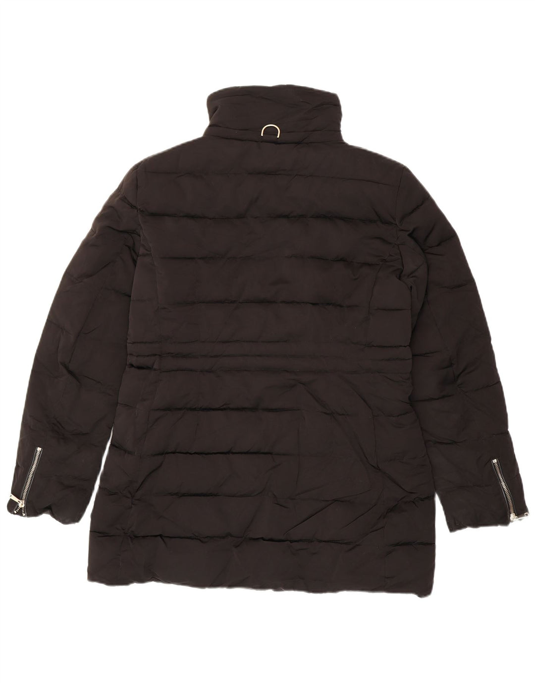 Cappotto imbottito da donna Zara UK 16 grande nero