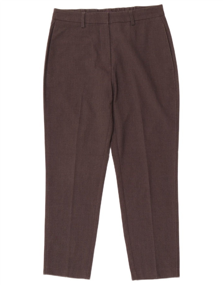 Pantaloni corti slim da donna Marks & Spencer UK 10 piccoli W28 L25 grigi