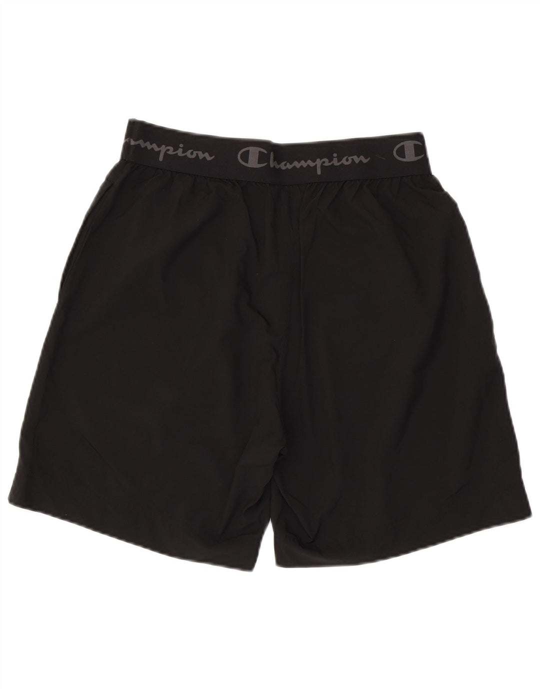 Pantaloncini sportivi grafici da uomo Champion poliestere medio nero