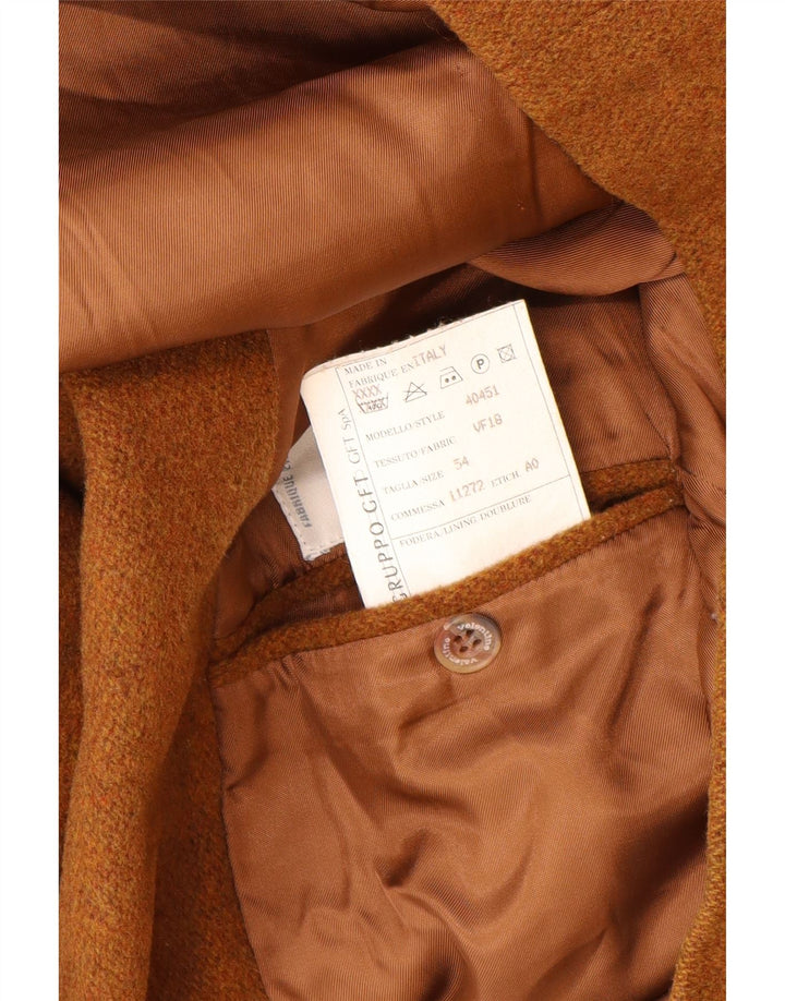Giacca blazer a 2 bottoni da uomo Valentino IT 54 2XL Marrone lana vergine