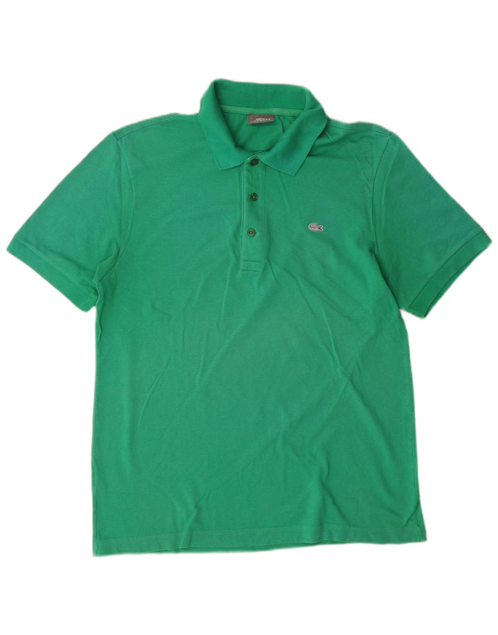 Polo da uomo LACOSTE taglia 5 grande in cotone verde