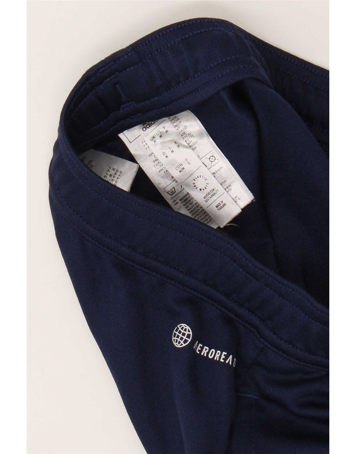Pantaloni da tuta Adidas Aeroready da uomo medio poliestere blu navy