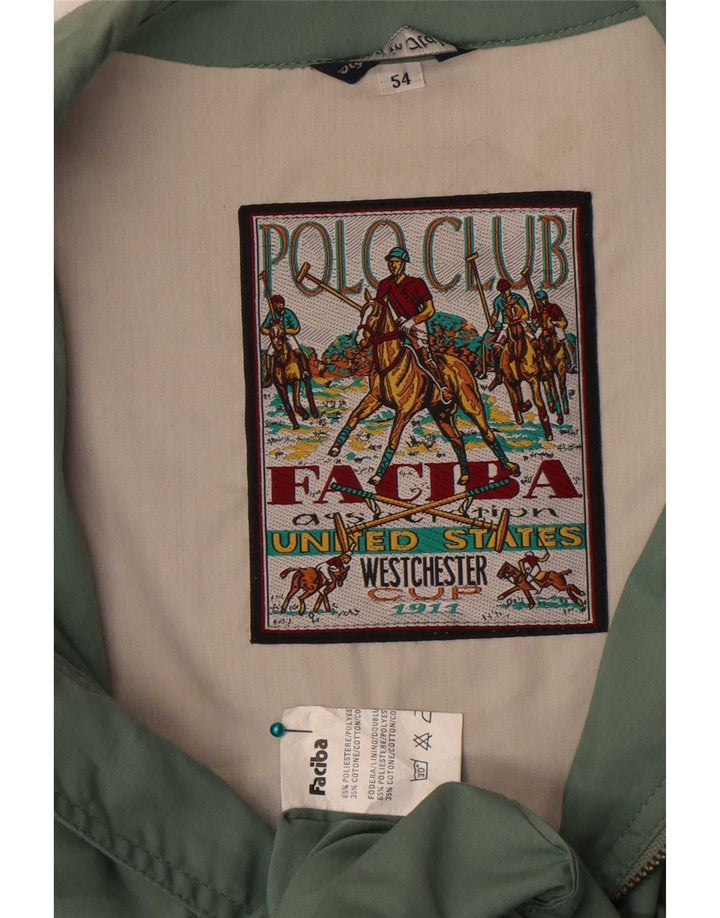 Giacca utility da uomo Faciba IT 54 2XL Verde poliestere