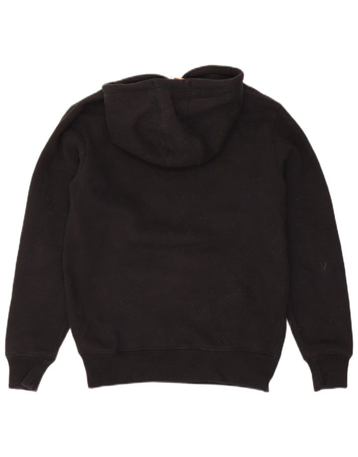 Felpa con cappuccio grafica da uomo Ellesse piccola in cotone nero