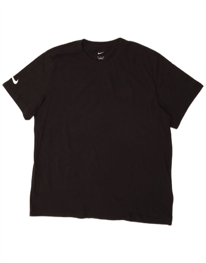 T-shirt da uomo NIKE Top 2XL cotone nero